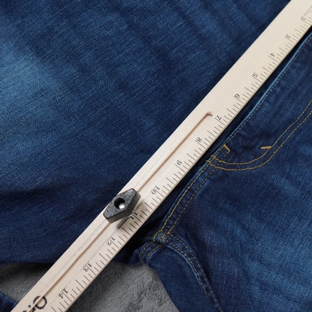Levi 569 Jeans Mens 36x30 Blue Loose Straight (36x28.5) Denim Great Fade Logo - Picture 9 of 11